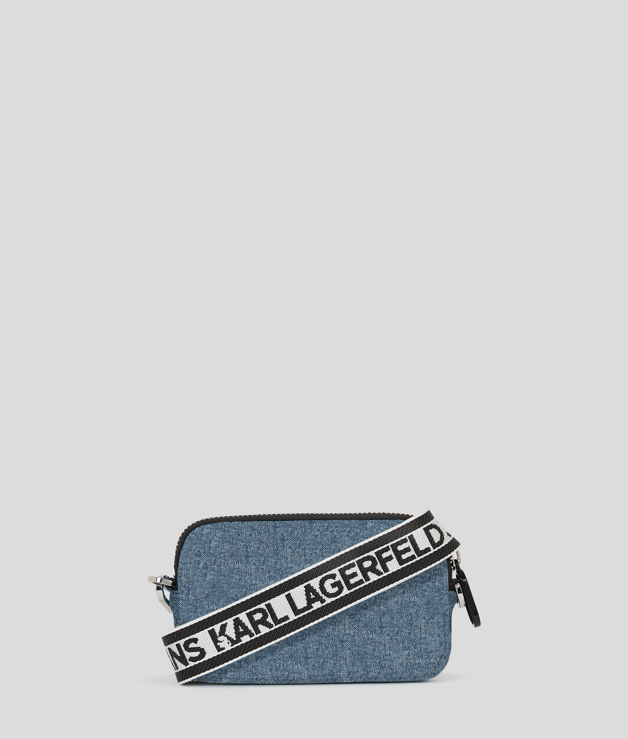 (image for) Effortless KLJ BOX LOGO DENIM MINI CROSSBODY BAG